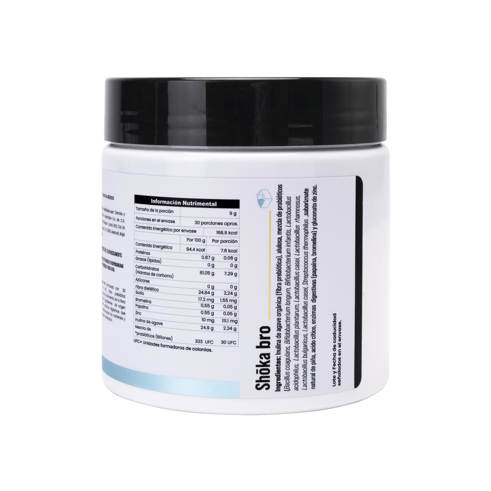 Shoka en Polvo – 10 Cepas de Probióticos y Prebióticos, Enzimas, Zinc y 30 Billones de UFC - Eiyo