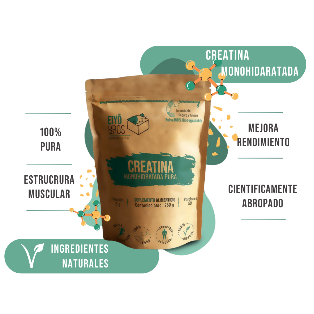 Creatina Monohidratada de Máxima Pureza