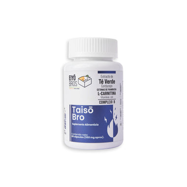 Taiso NUEVA FORMULA: Extracto de Té Verde, Cordyceps, Centonas de Franmbuesa, L-Carnitina Vitaminas y Complejo B