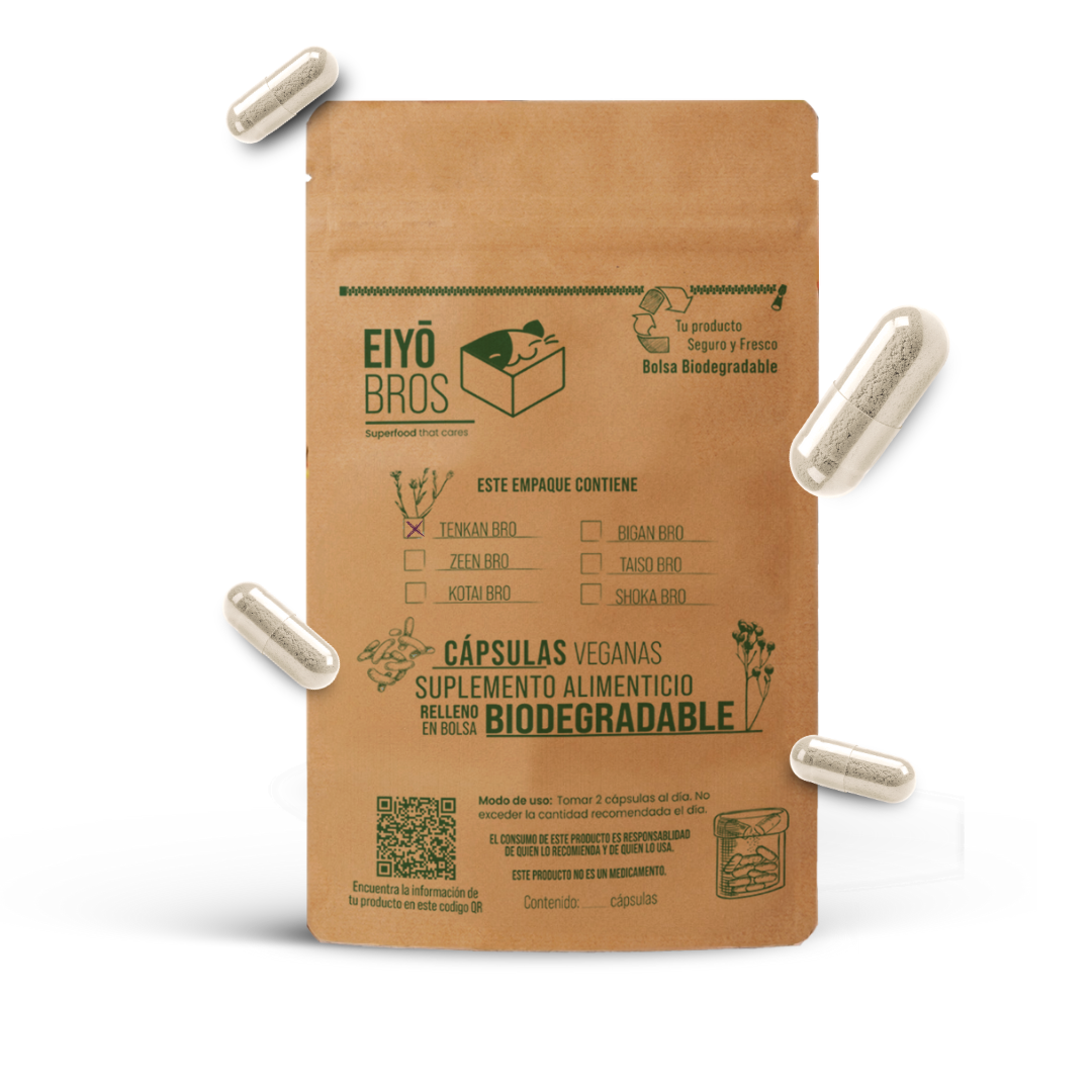 Tenkan en bolsa biodegradable.