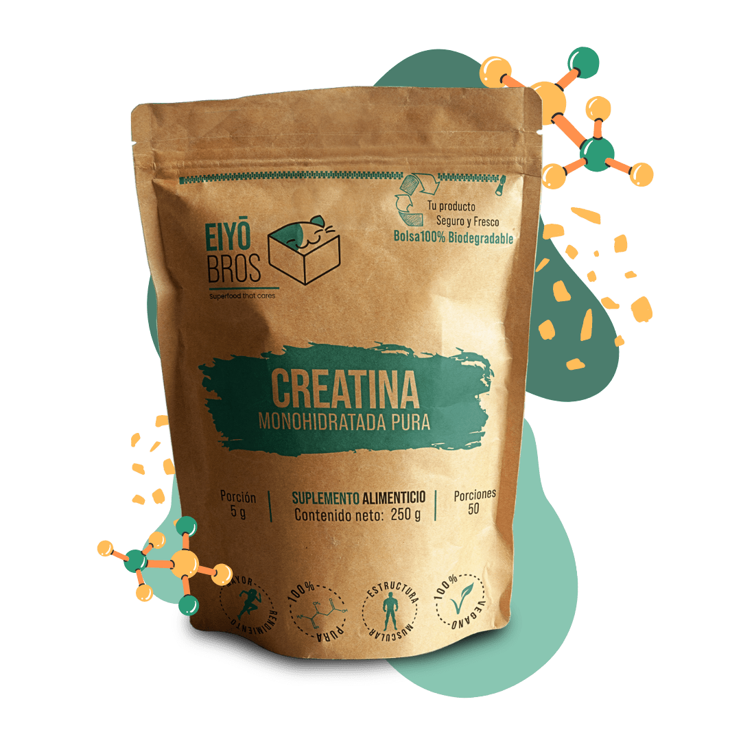 Creatina Monohidratada de Máxima Pureza - Eiyo