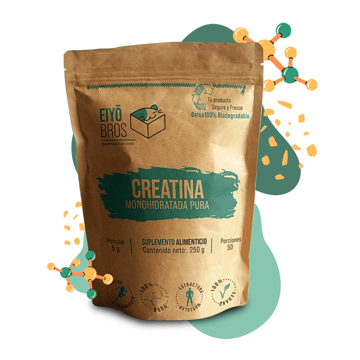Creatina Monohidratada de Máxima Pureza - Eiyo