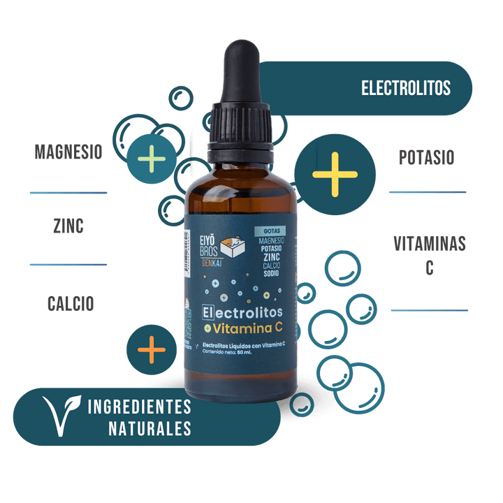 Denkai gotas Electrolitos con Vitamina C 50 ml - Eiyo