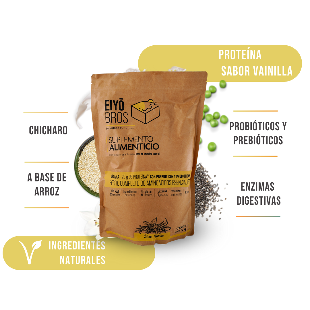 Proteína vegetal sabor vainilla 600 g