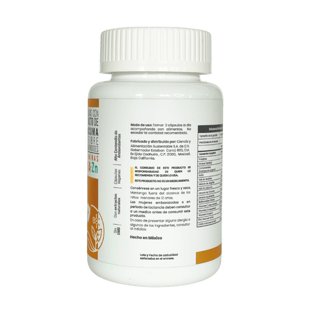 Kotai Bro Veganas con cúrcuma, jengibre, Bioflavonoides y Vitaminas (C,D,A) (sistema inmune y antioxidante) - Eiyo