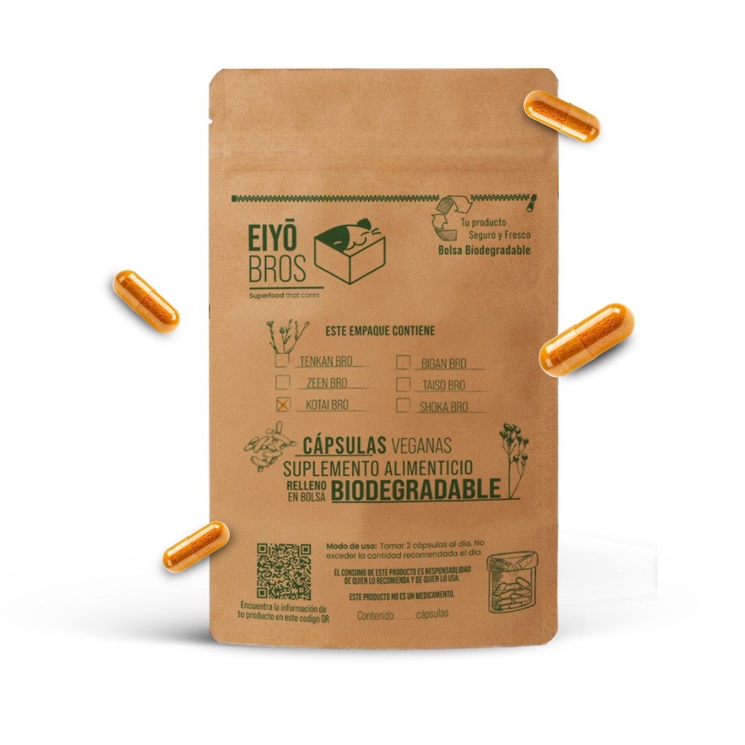 Kotai en bolsa biodegradable.