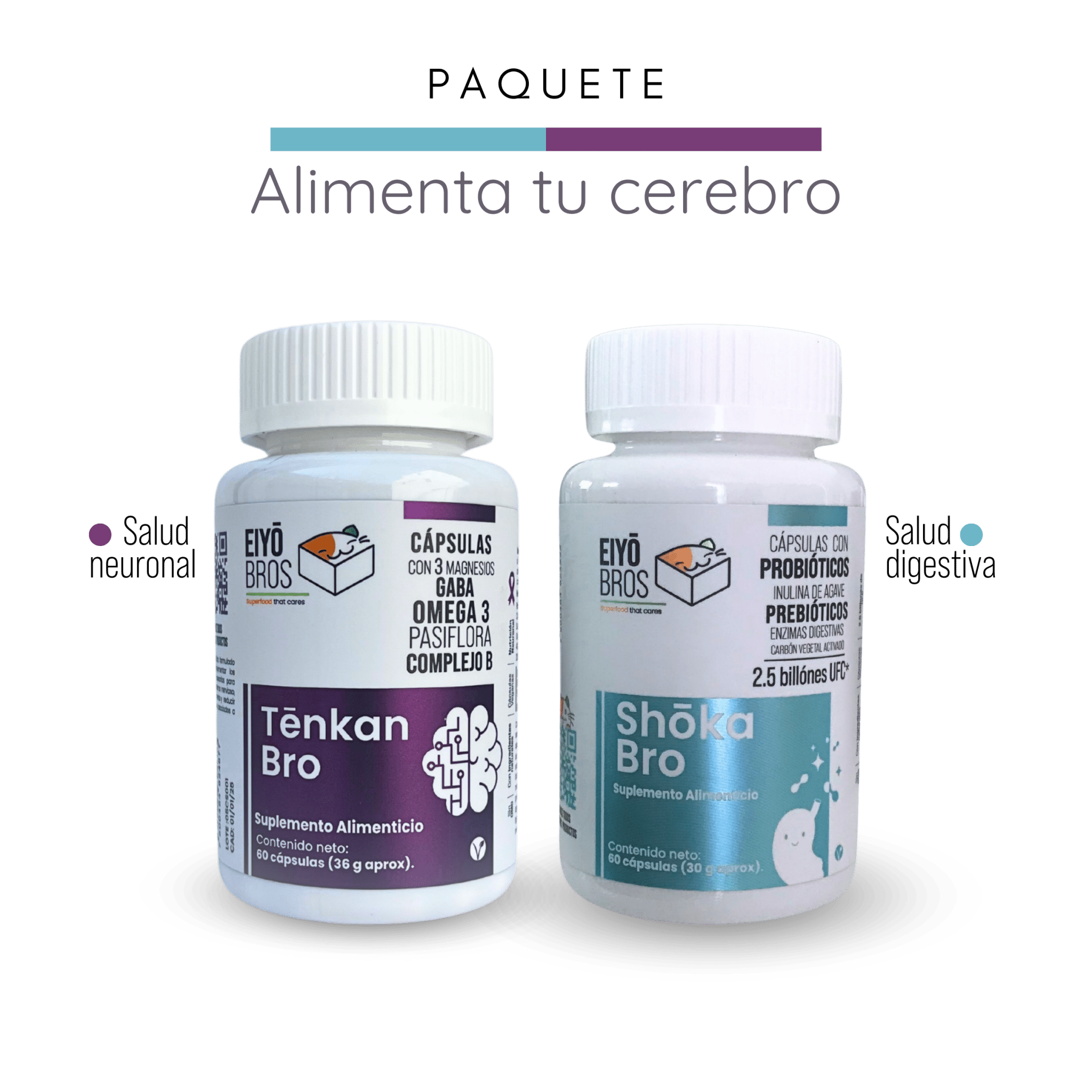 Paquete Alimenta tu Cerebro (Tenkan y Shoka) - Eiyo
