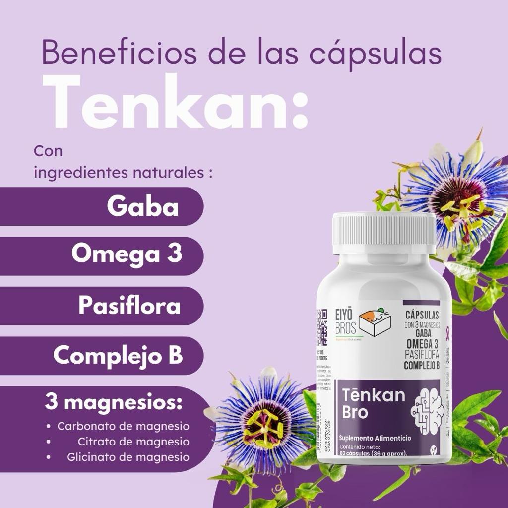 Paquete Bienestar Integral Incluye 4 botes de Cápsulas (Tenkan, Zeen, Kotai y Shoka) Eiyo Bros - Eiyo