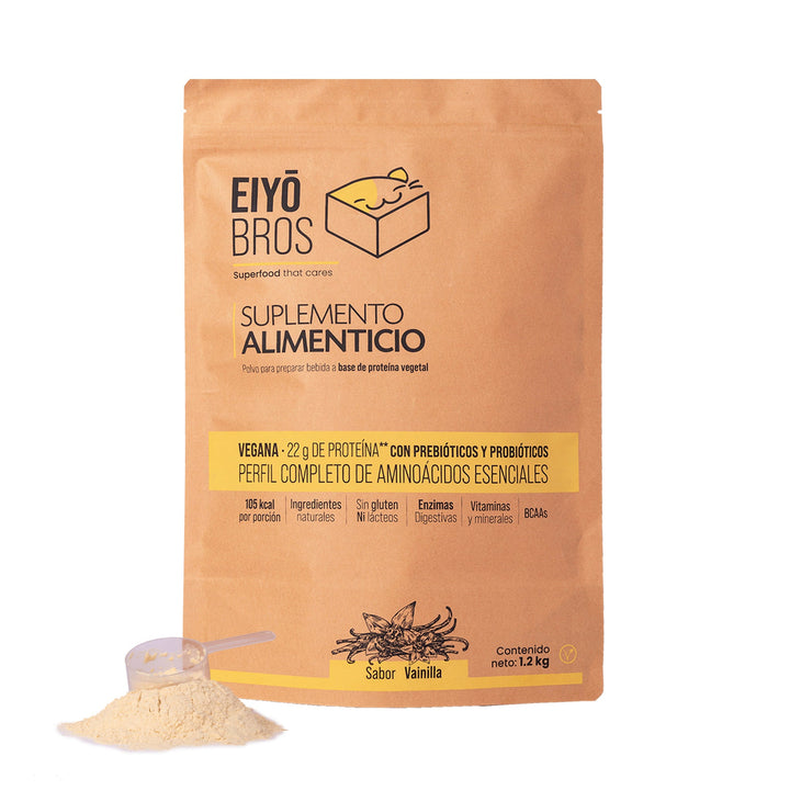 Proteína vegetal sabor vainilla 1.200 Kg - Eiyo