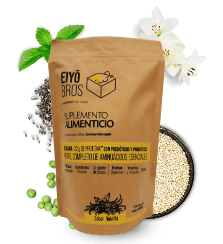 Proteína vegetal sabor vainilla 600 g - Eiyo