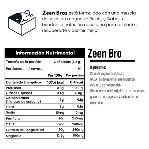 Zeen FÓRMULA MEJORADA con 6 elementos naturales Relaaxx