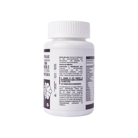 Tenkan Neurobienestar – GABA, Magnesio, Pasiflora, Complejo B y Omega 3 - Eiyo